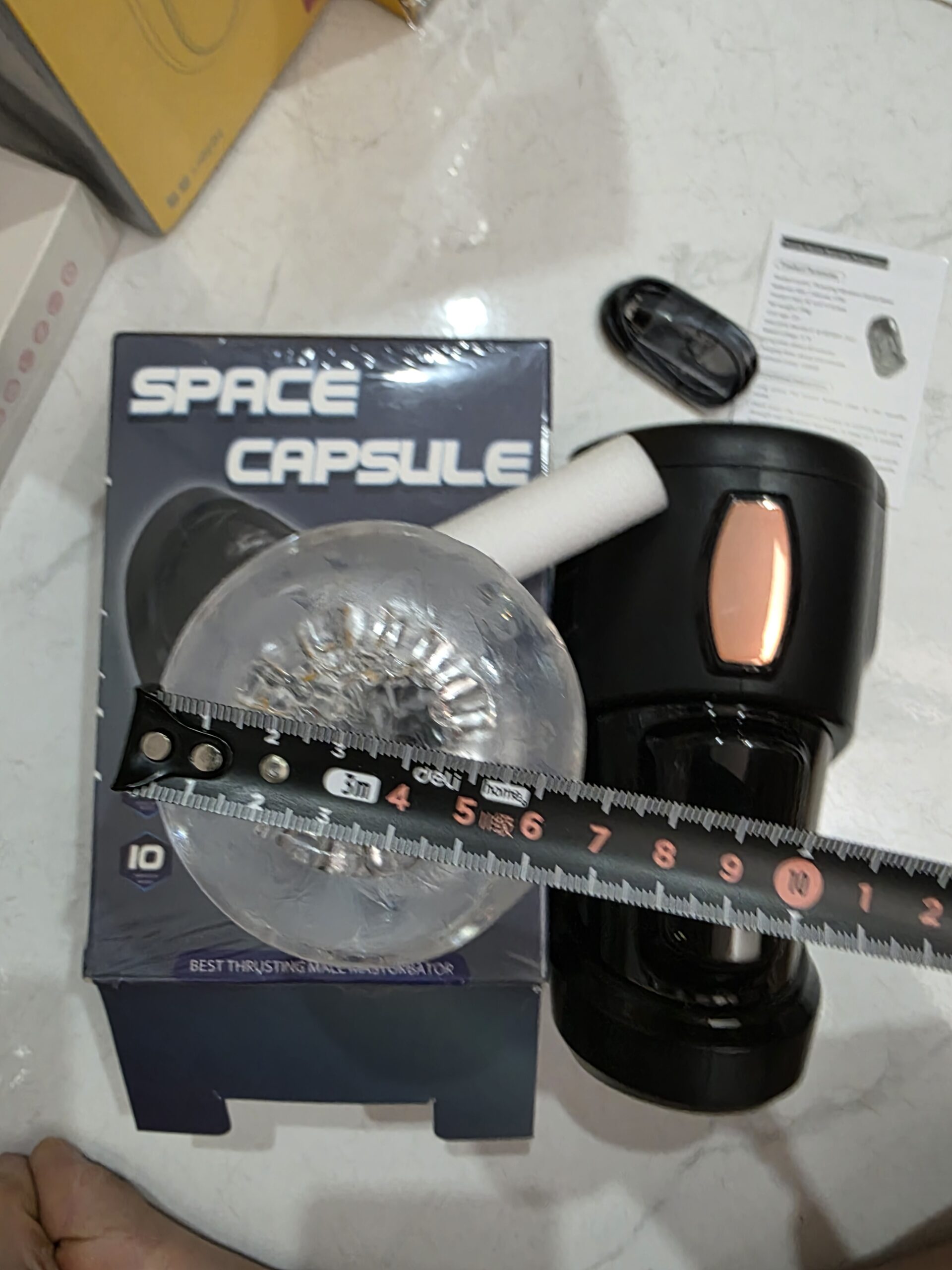 Coc thu dam Black QiaRan International Space thut hut New 6 scaled - Cốc thủ dâm Black QiaRan International Space thụt hút New