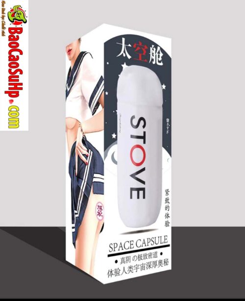 Coc thu dam rung gia re Space Stove White 5 - Cốc thủ dâm mềm mại giá rẻ Space Stove White nhỏ gọn