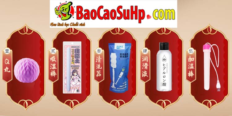 Mieng gia Jiuuy Tam Di mem mai co vong khit 3D Full phu kien 11 - Miệng giả nguyên khối Jiuuy Tâm Di mềm mại có vòng khít 3D Full phụ kiện