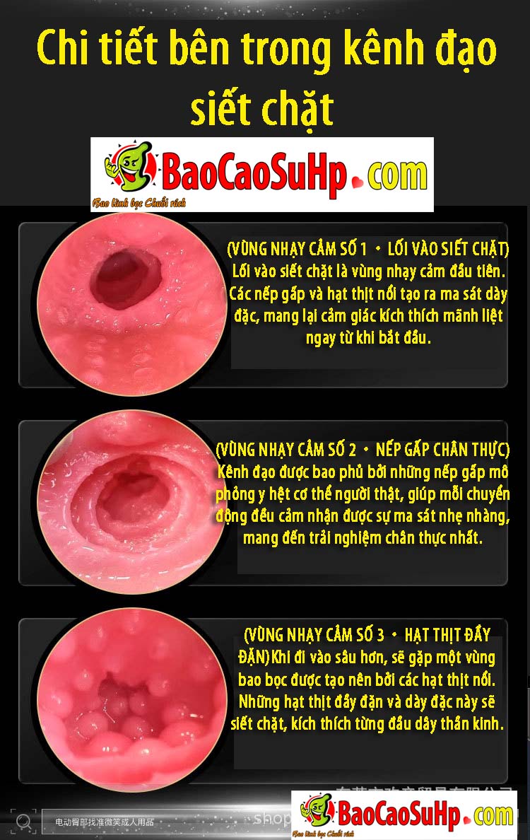 Mong gia mini cam tay rung hut co bop phat nhiet COC The White Cobras Kiss 10 1 - Mông giả mini cầm tay rung hút co bóp phát nhiệt COC The White Cobra's Kiss 1,5kg