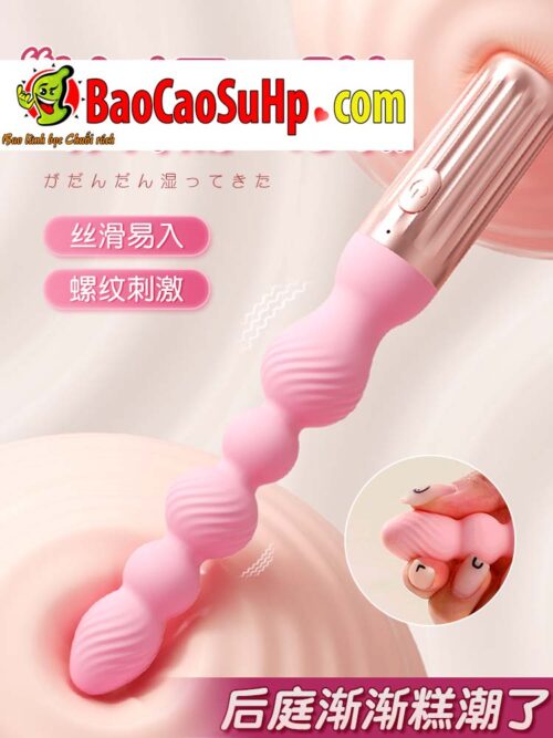 anh bia Thut hau mon rung 2in1 Desire beads 4 - Thụt hậu môn rung 2in1 Desire beads hạt tròn mềm rung mạnh mẽ