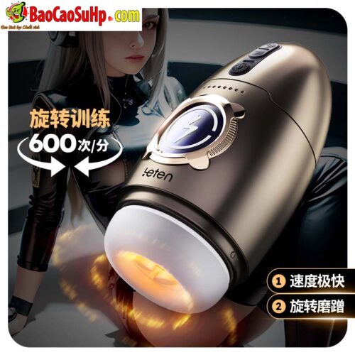 coc thu dam nho gon xoay Mizzzee Thunder Space Cabin 2 - Cốc thủ dâm Nhỏ gọn xoay Leten Thunder Space Cabin