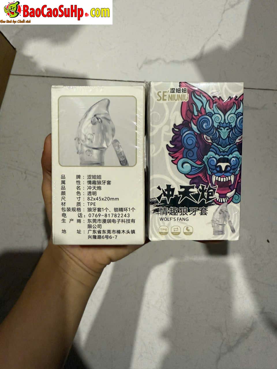 Bo doi bao cao su donden dau Wolf tang kich thuoc cau be