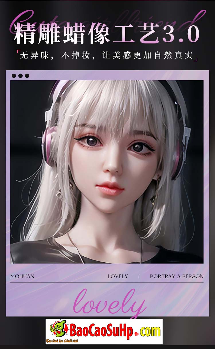 Bup be tinh duc Full Jinx phong cach tinh nghich 2 - Búp bê tình dục Full Jinx - Nữ Thần E-sports Tinh Nghịch 1m58 đầu silicone thân TPE