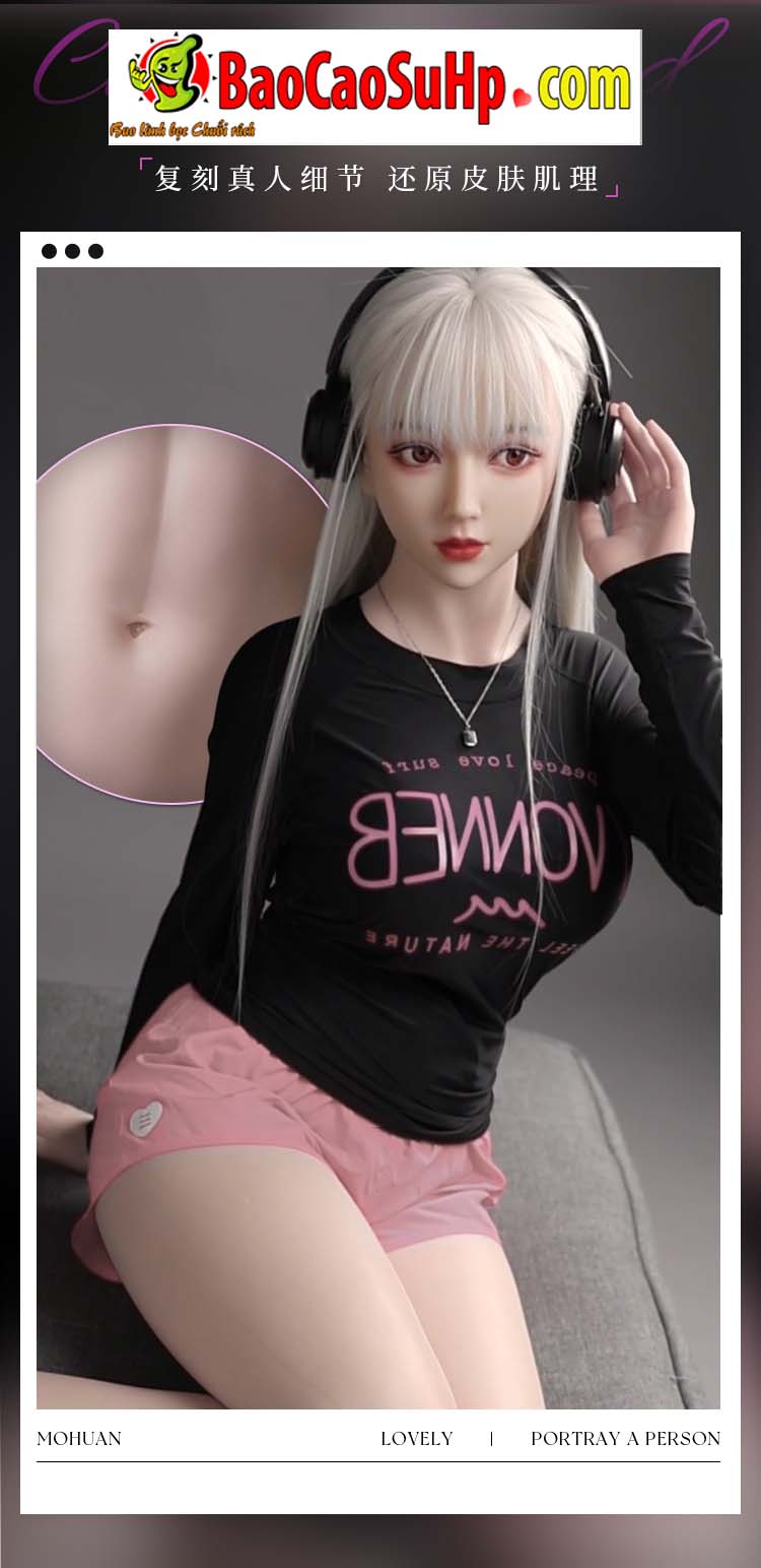 Bup be tinh duc Full Jinx phong cach tinh nghich 9 - Búp bê tình dục Full Jinx - Nữ Thần E-sports Tinh Nghịch 1m58 đầu silicone thân TPE