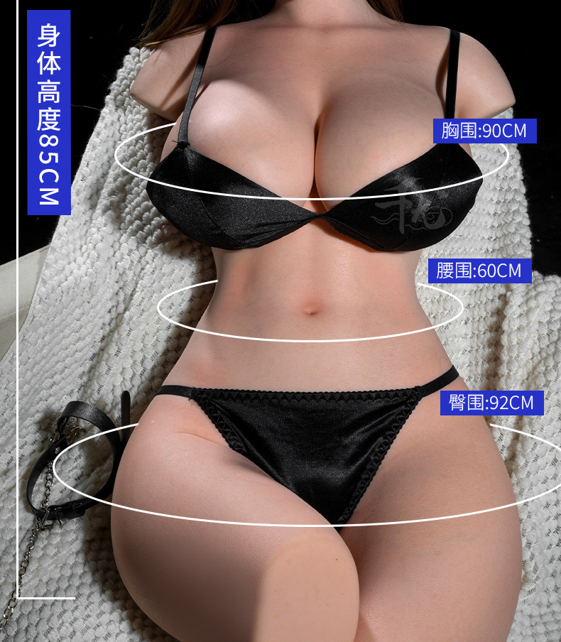Bup be tinh duc ban than Full Silicone Evelyn co dau 22 - Búp bê tình dục bán thân Full Silicone Evelyn có đầu 27kg xinh đẹp