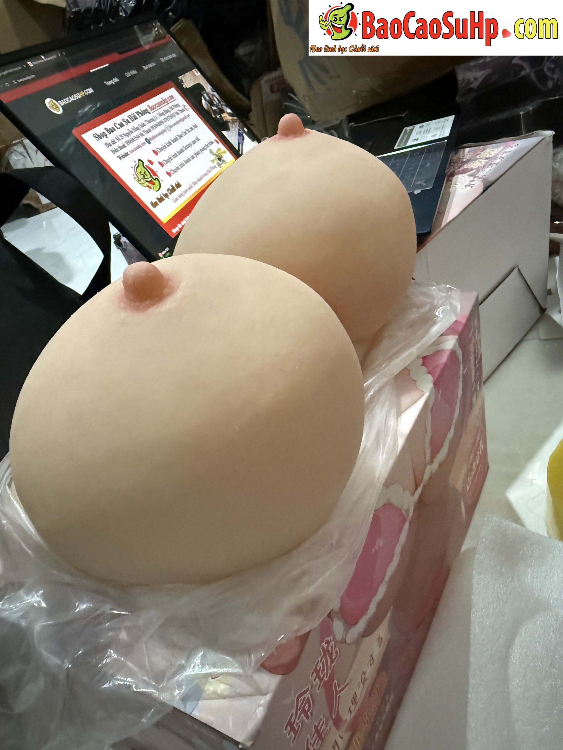 Veu gia nguyen khoi Rung Yano Hatsuna 8 scaled - Vếu giả nguyên khối Rung Yano Hatsuna 2in1 âm đạo và hậu môn béo múp lõi siêu mềm 4,2kg