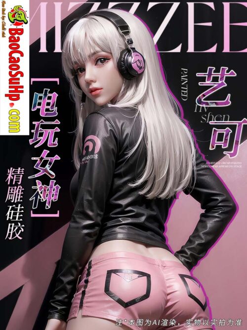 anh bia Bup be tinh duc Full Jinx 2 - Búp bê tình dục Full Jinx - Nữ Thần E-sports Tinh Nghịch 1m58 đầu silicone thân TPE