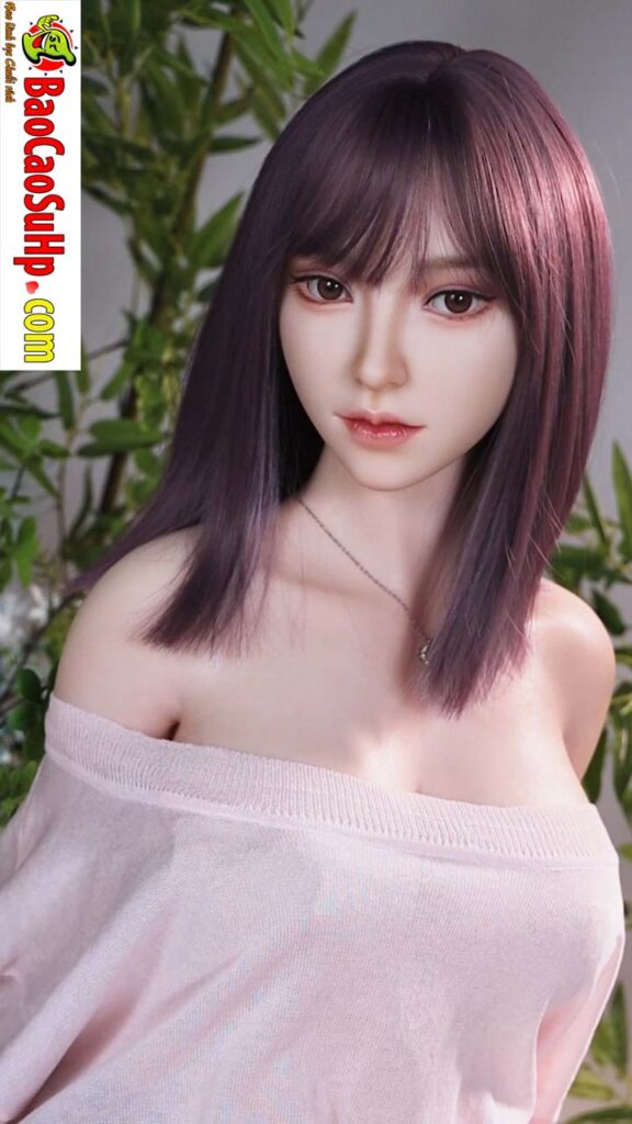 Búp bê tình dục full Wisteria hoa tím xinh đẹp mơ màng 1m58 đầu silicone thân TPE