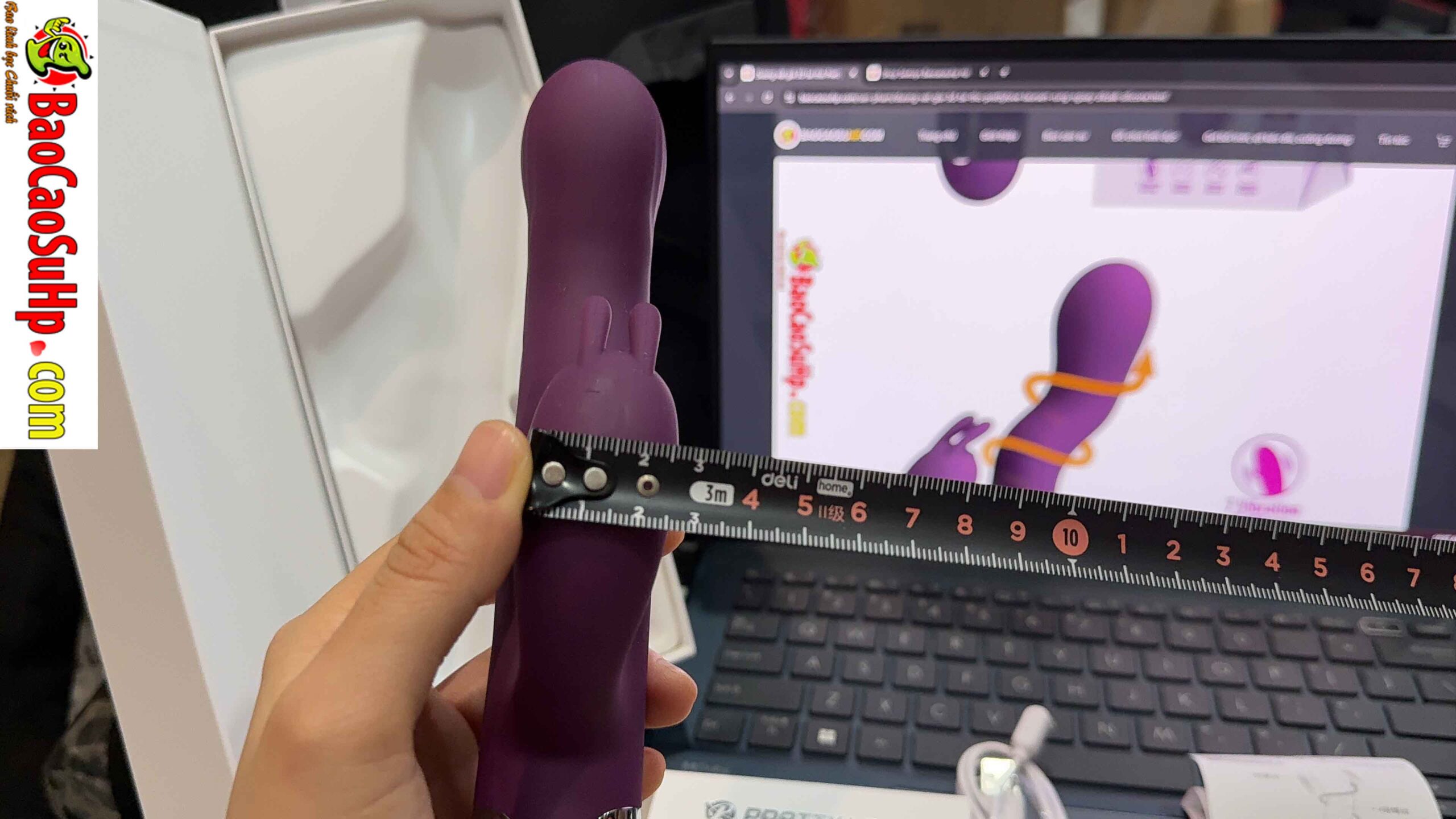 anh chup Duong vat gia 3D tai tho Prettylove Laursen rung ngoay zikzak Silicone 4 scaled - Dương vật giả 3D tai thỏ Prettylove Laursen rung ngoáy zikzak Silicone