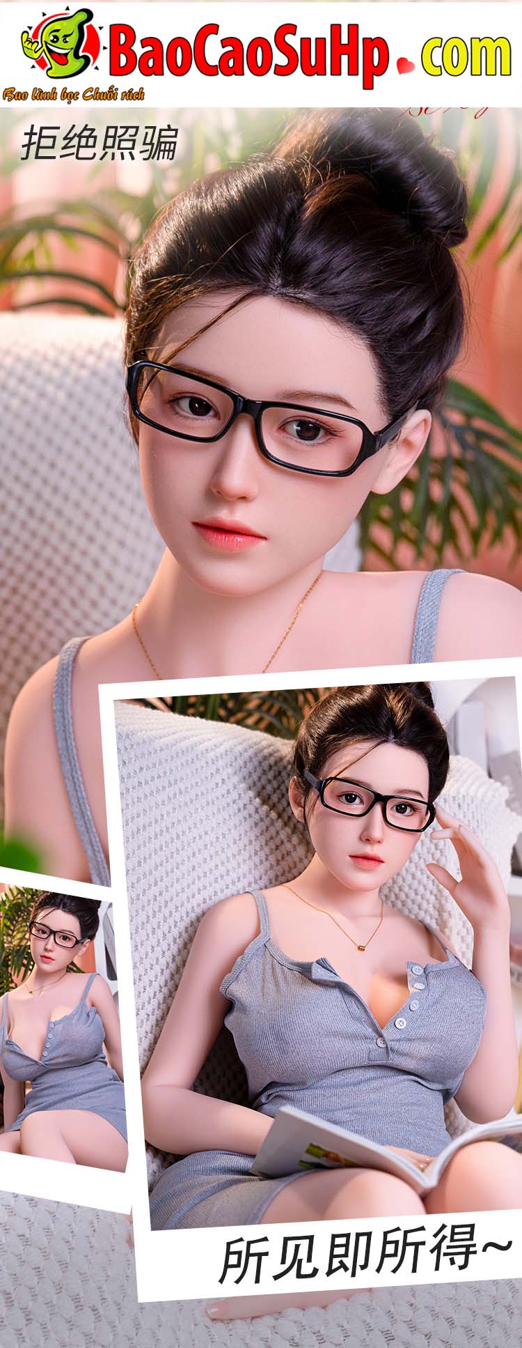 gt Bup be tinh duc Full Linh Lan mat tron xinh gai 14 - Búp bê tình dục Full Linh Lan mặt tròn hông to ngực đầy đặn 1m58 thân TPE đầu silicone