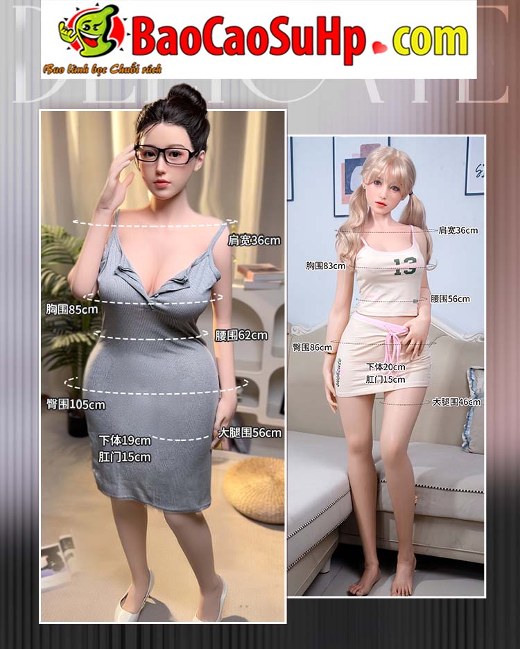 gt Bup be tinh duc Full Linh Lan mat tron xinh gai 5 - Búp bê tình dục Full Linh Lan mặt tròn hông to ngực đầy đặn 1m58 thân TPE đầu silicone