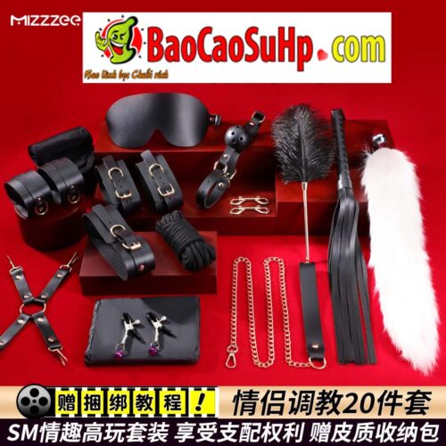 Bo BDSM Mizzzee Black Update Asher 4 - Giới Thiệu Bộ BDSM Mizzzee Asher 15 Món: Tuyệt Tác Khai Phá Quyền Lực và Đam Mê