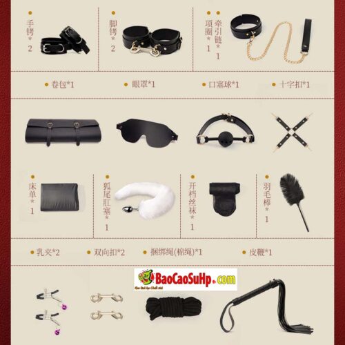 Bo BDSM Mizzzee Black Update Asher 5 - Giới Thiệu Bộ BDSM Mizzzee Asher 15 Món: Tuyệt Tác Khai Phá Quyền Lực và Đam Mê