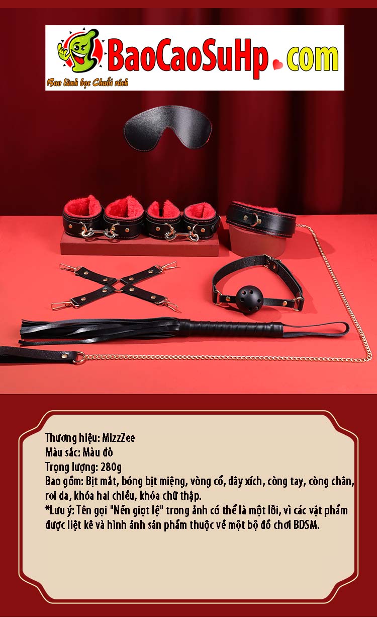 Bo do choi tinh duc BDSM Warden 18 - Bộ Đồ Chơi Tình Dục BDSM Warden 8 Món MizzZee: Khám Phá Giới Hạn, Đánh Thức Đam Mê