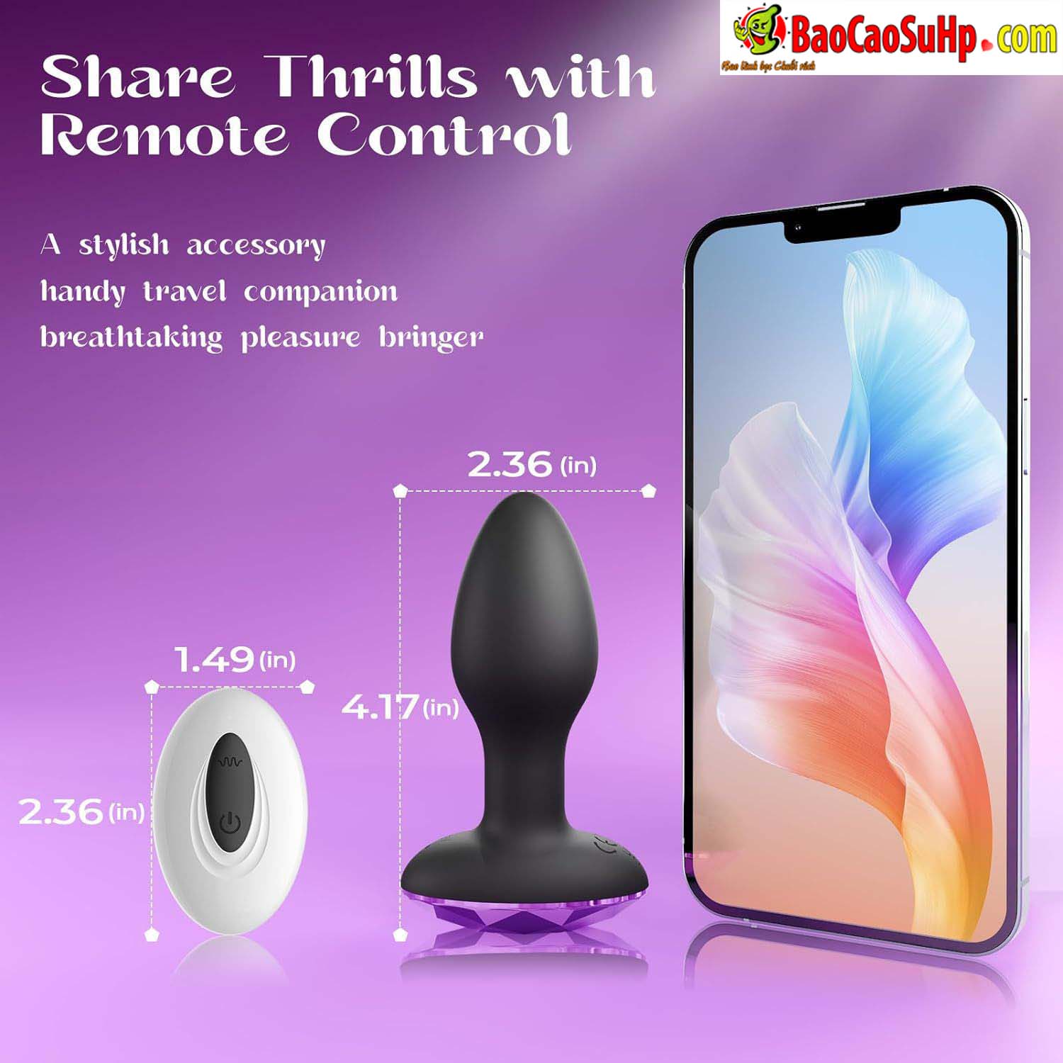 Thut hau mon kim cuong Iruka Love 13 - Thụt hậu môn kim cương Iruka Love điều khiển từ xa 10 chế độ rung