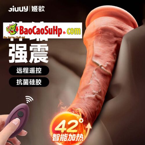 duong vat gia Silicone Jiuuy Maximilian 1 - Dương vật giả đóng đất Silicone Jiuuy Maximilian to dài thụt rung phát nhiệt.