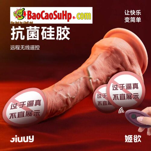 duong vat gia Silicone Jiuuy Maximilian 2 - Dương vật giả đóng đất Silicone Jiuuy Maximilian to dài thụt rung phát nhiệt.