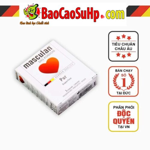 Bao Cao Su Masculan Pur Superfine Chat Luong Duc Cam Giac Chan That 3 - Bao Cao Su Masculan Pur Superfine: Chất Lượng Đức, Cảm Giác Chân Thật