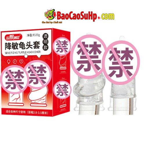Bao cao su donden ho dau Turtle Head cover 4 - Bao Đôn Dên Hở Đầu Turtle Head Cover: Tối Giản Mà Hiệu Quả - Giữ Cảm Giác, Tăng Kích Thước