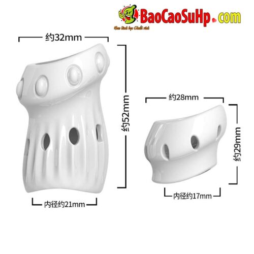 Bao cao su donden ho dau bi san Resist Ring 2 - Bao cao su donden hở đầu bi sần Resist Ring tăng kính thước giữ nguyên khoái cảm