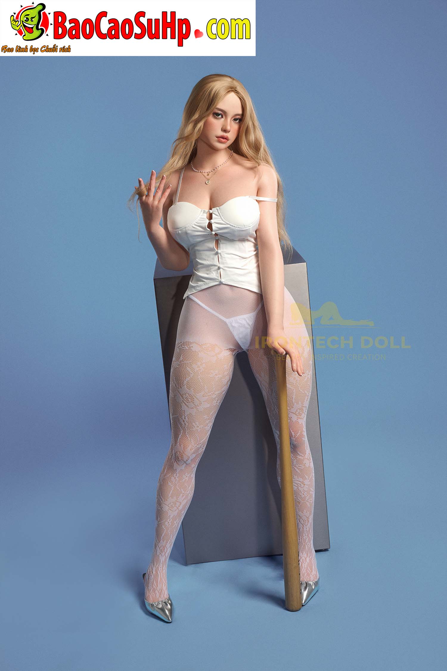 Bup be tinh duc Full Silicone Irontech Savannah 1 - Búp bê tình dục Full Silicone Irontech Savannah tóc vàng hoang dã S40 ROS MAX Natural 1m64