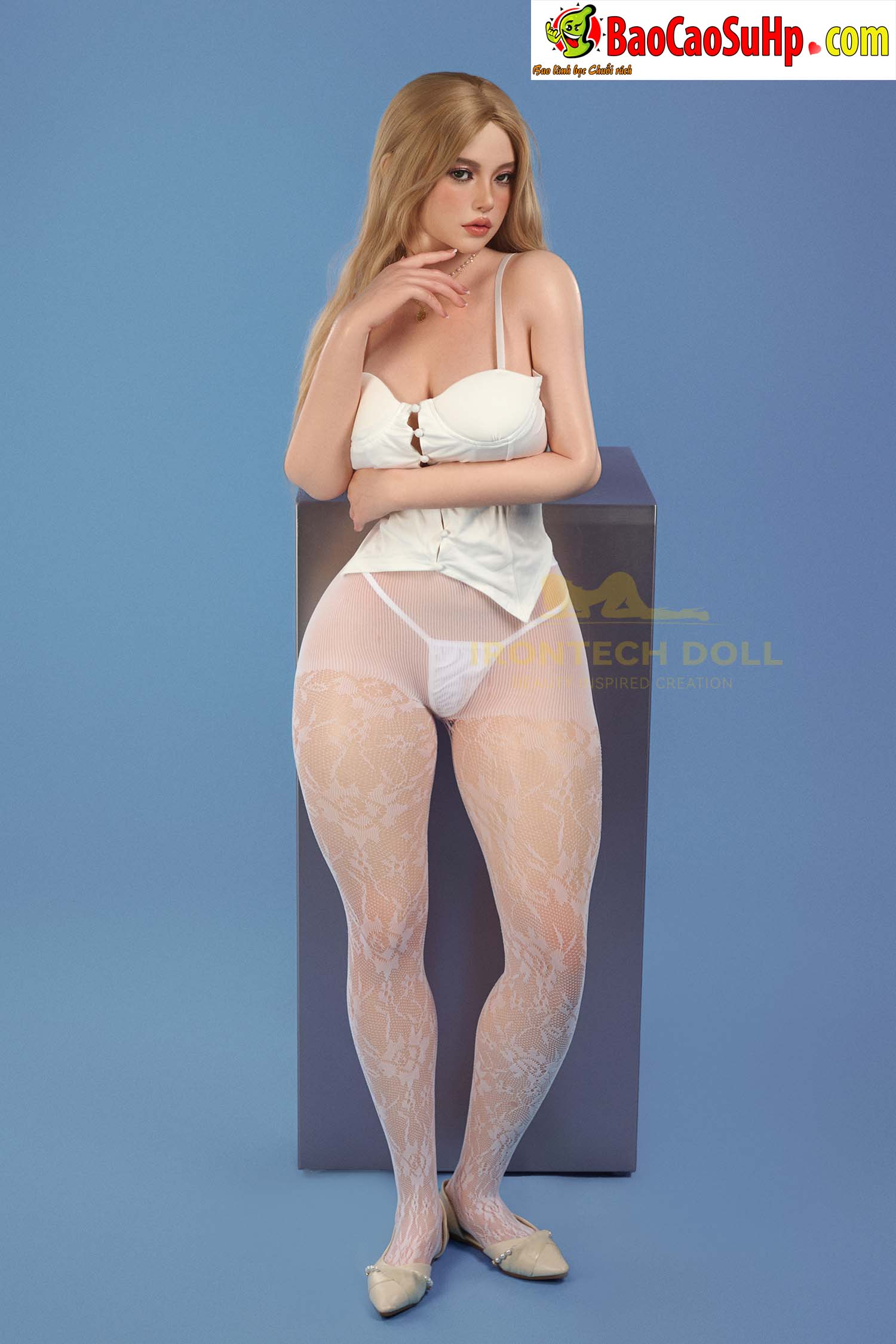 Bup be tinh duc Full Silicone Irontech Savannah 59 - Búp bê tình dục Full Silicone Irontech Savannah tóc vàng hoang dã S40 ROS MAX Natural 1m64