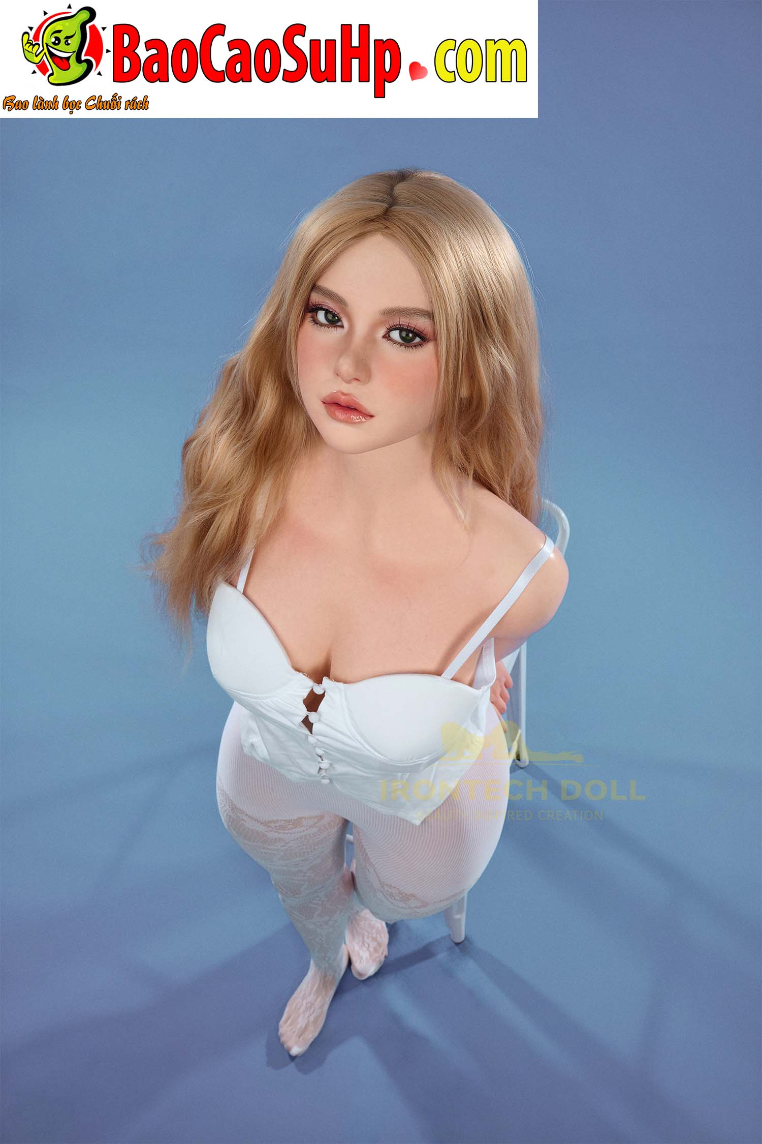 Bup be tinh duc Full Silicone Irontech Savannah 71 - Búp bê tình dục Full Silicone Irontech Savannah tóc vàng hoang dã S40 ROS MAX Natural 1m64