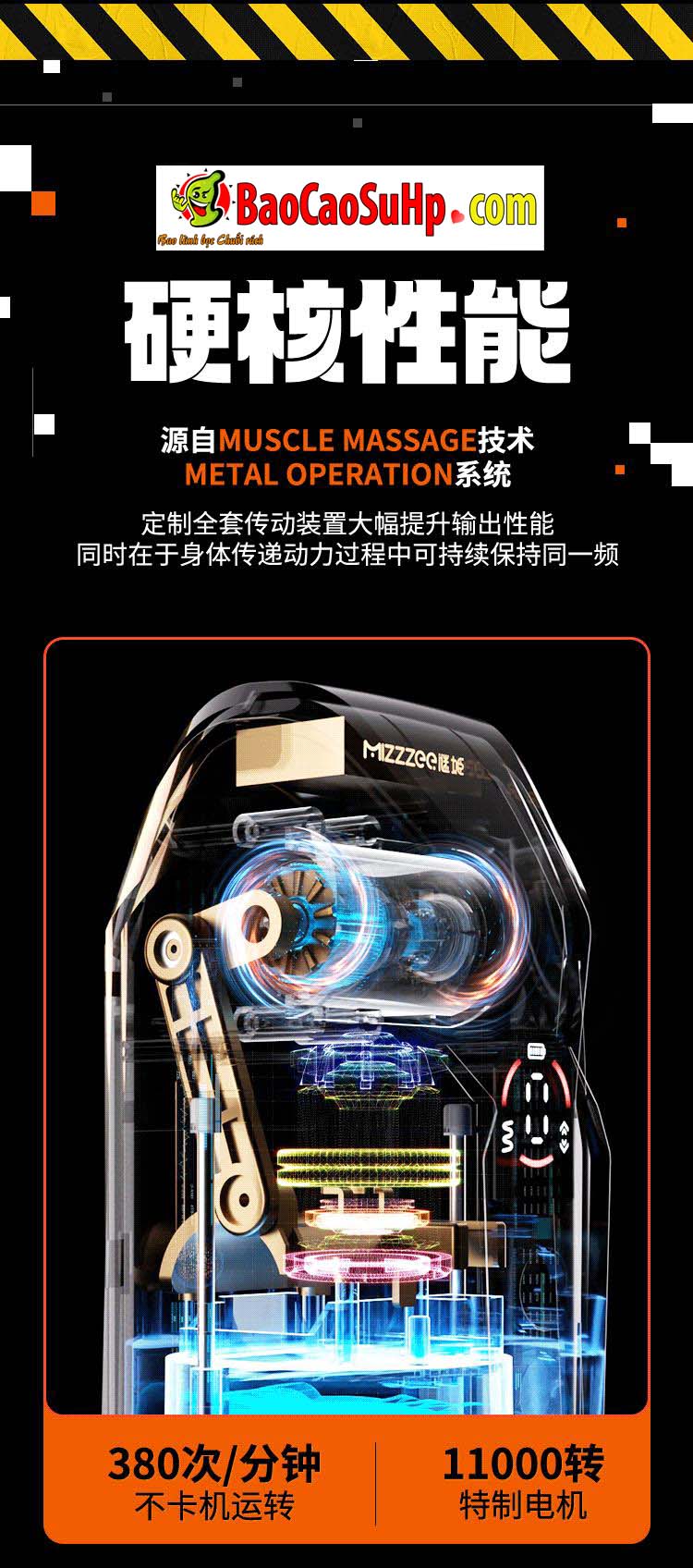 Coc thu dam tu dong Mizzzee Mecha War God X 36 - Cốc thủ dâm tự động Mizzzee Mecha War God-X hút rung màn cảm ứng
