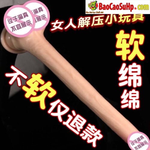 Duong vat gia sieu mem uon deo 360 Jiuai Maynard 1 - Dương vật giả Silicone siêu mềm uốn dẻo 360 đóng đất Jiuai Maynard 400g