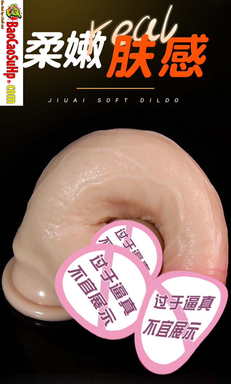 Duong vat gia sieu mem uon deo 360 Jiuai Maynard 15 - Dương vật giả Silicone siêu mềm uốn dẻo 360 đóng đất Jiuai Maynard 400g