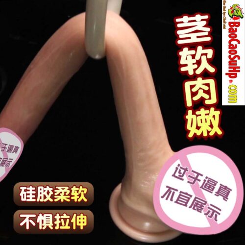 Duong vat gia sieu mem uon deo 360 Jiuai Maynard 3 - Dương vật giả Silicone siêu mềm uốn dẻo 360 đóng đất Jiuai Maynard 400g