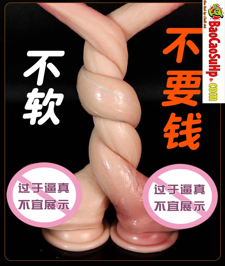 Duong vat gia sieu mem uon deo 360 Jiuai Maynard 7 - Dương vật giả Silicone siêu mềm uốn dẻo 360 đóng đất Jiuai Maynard 400g