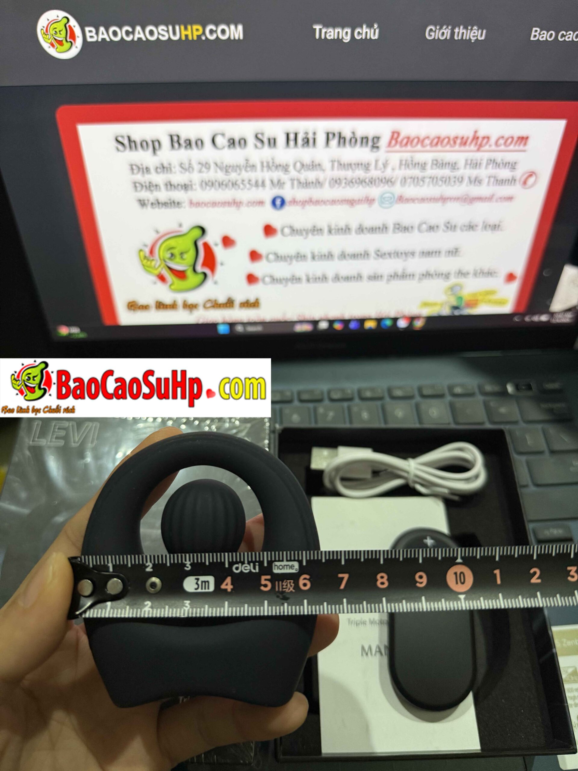 IMG 6706 scaled - Vòng đeo dương vật toyshcool Allen 3 động cơ tăng khoái cảm tăng thời gian quan hệ