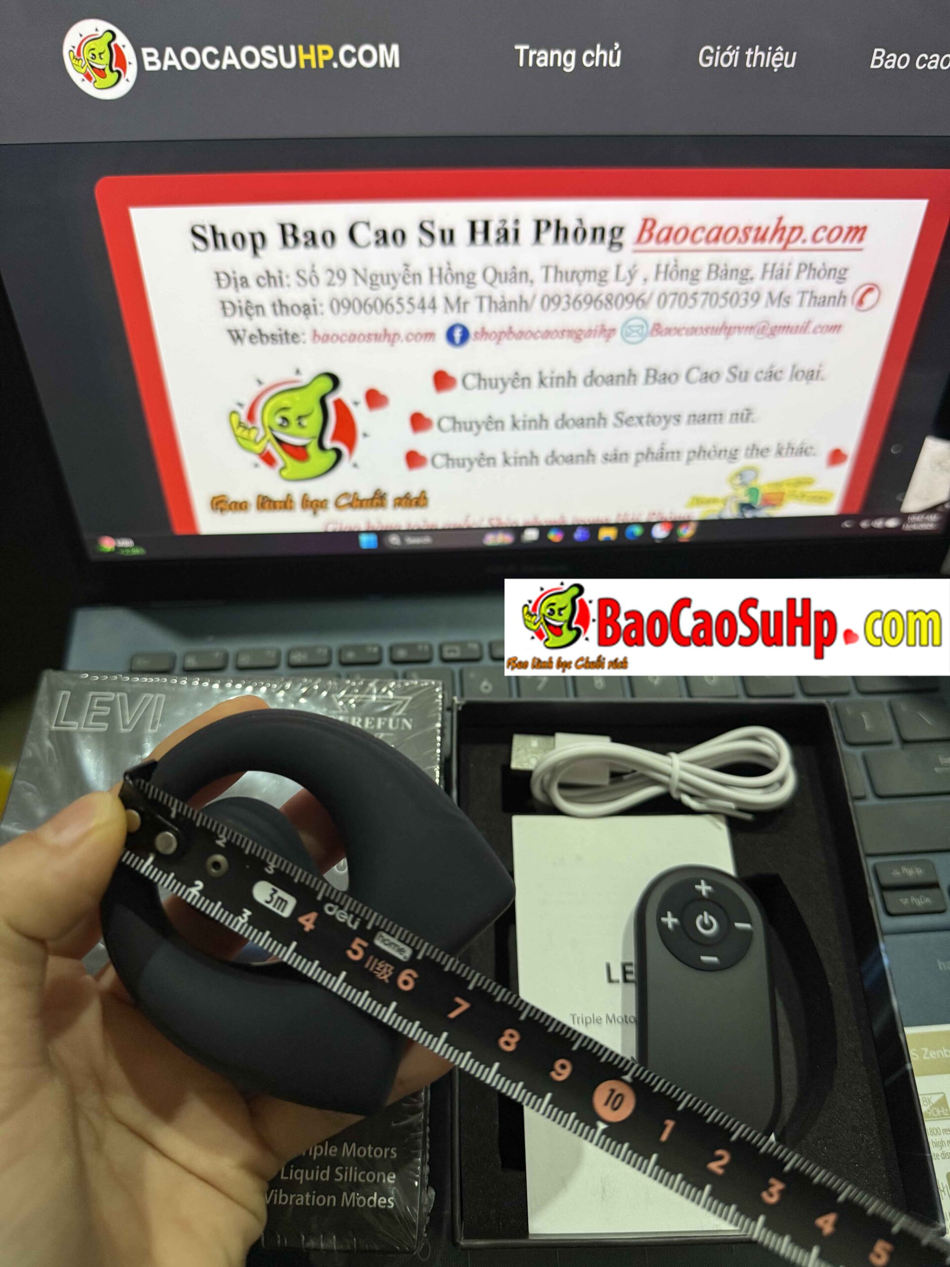 IMG 6707 scaled - Vòng đeo dương vật toyshcool Allen 3 động cơ tăng khoái cảm tăng thời gian quan hệ