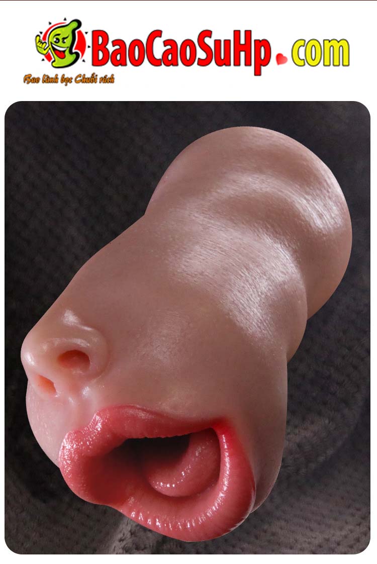 Mieng gia nguyen khoi mom rong Jiuai Ultimate Oral Cavity 22 - Miệng giả nguyên khối Silicone mồm rộng Jiuai Ultimate Oral Cavity 750g