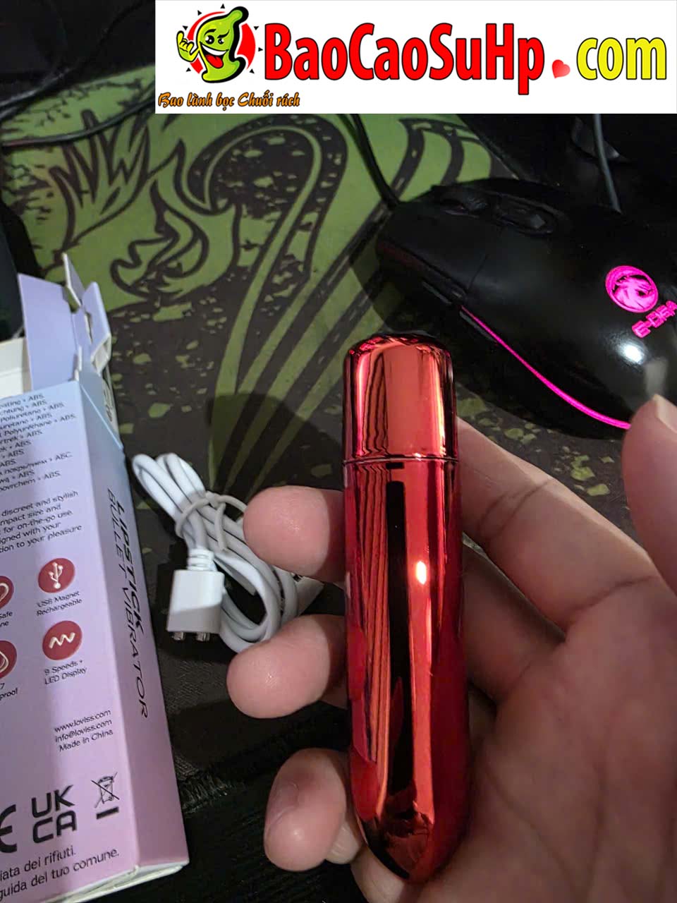 Trung Rung Son Moi Punki Dot Pha Cong Thai Hoc Voi Man Hinh LED Thong Minh 1 - Trứng Rung Son Môi Punki: Đột Phá Công Thái Học Với Màn Hình LED Thông Minh