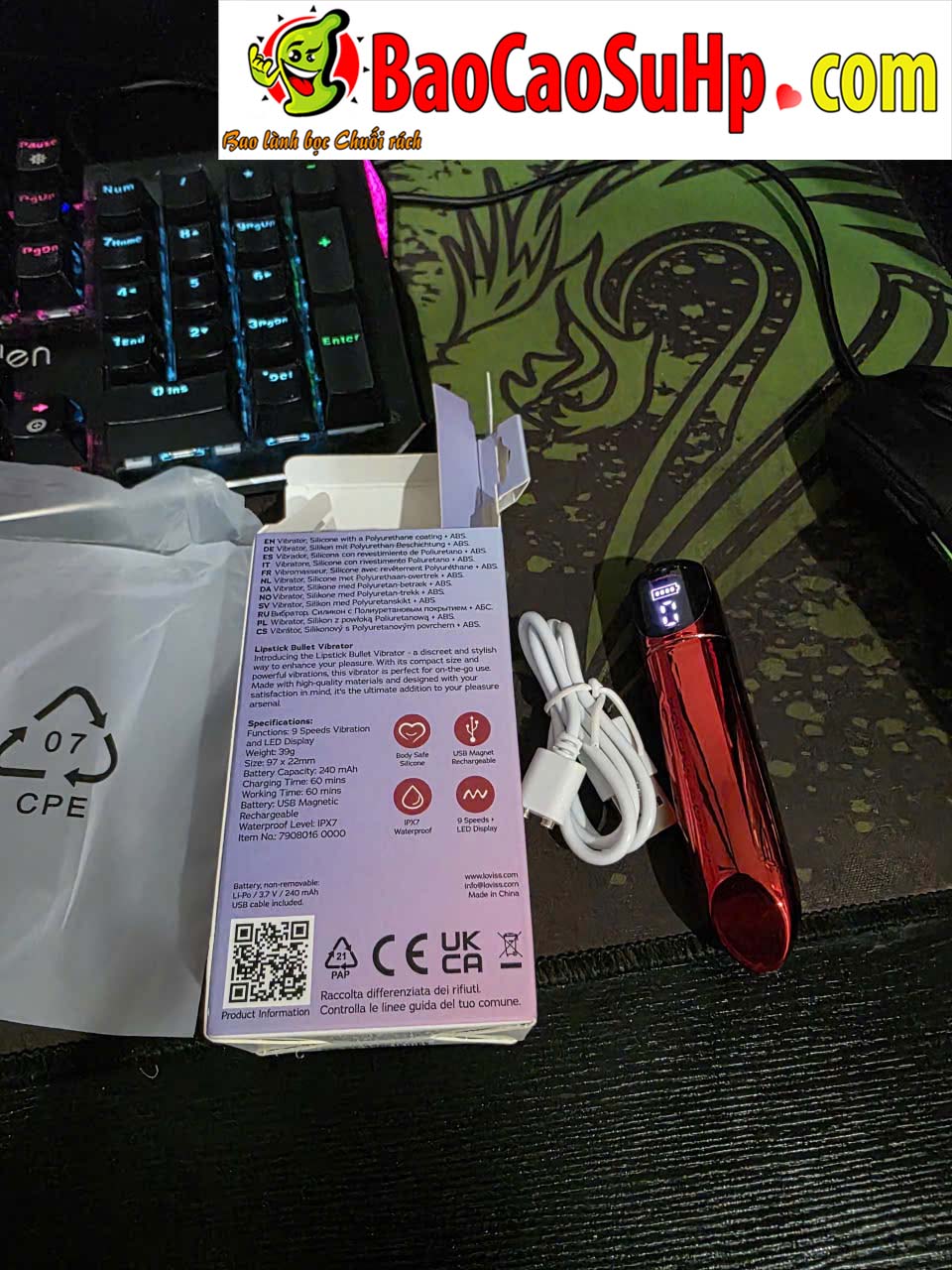 Trung Rung Son Moi Punki Dot Pha Cong Thai Hoc Voi Man Hinh LED Thong Minh 2 - Trứng Rung Son Môi Punki: Đột Phá Công Thái Học Với Màn Hình LED Thông Minh