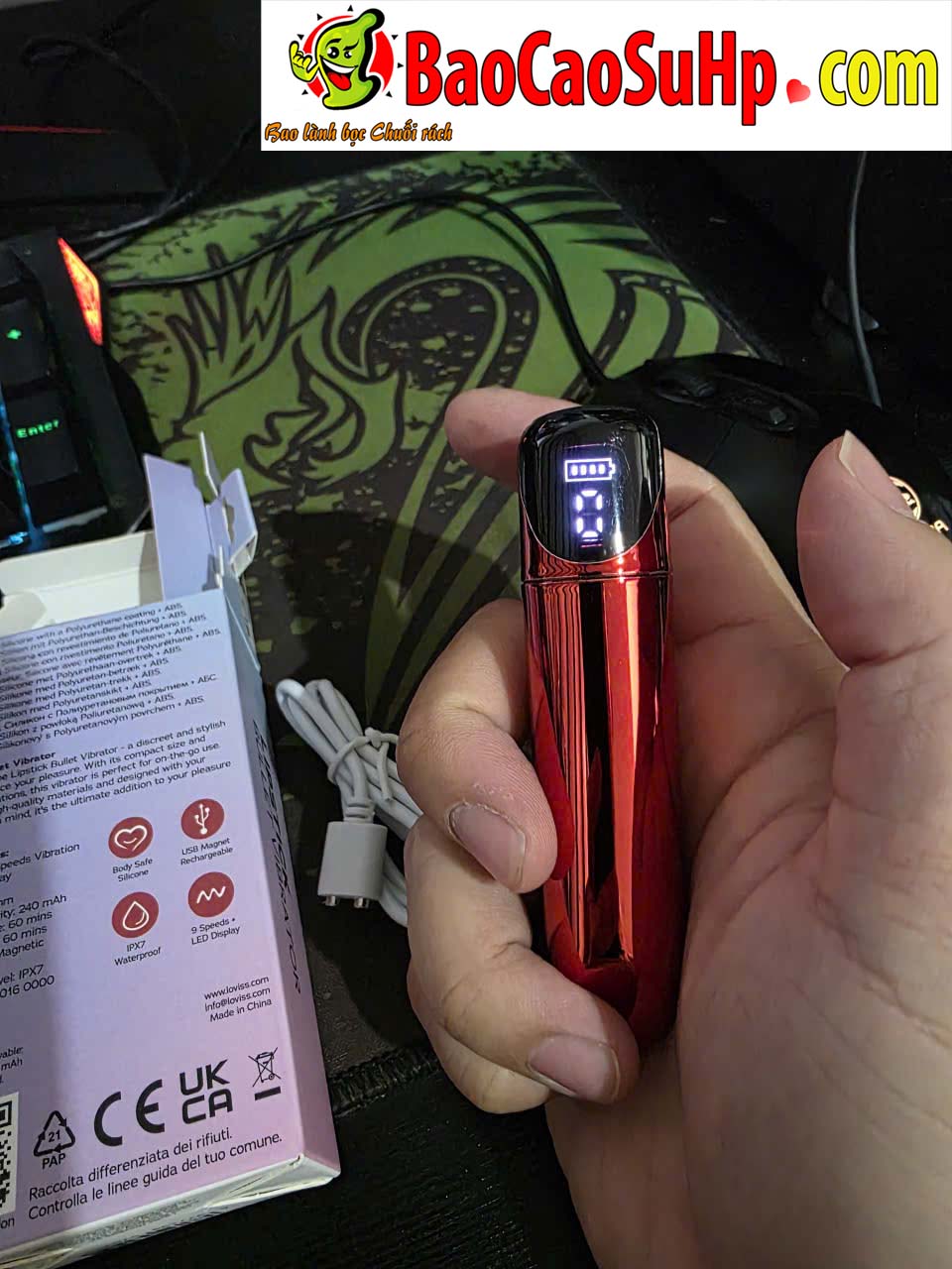 Trung Rung Son Moi Punki Dot Pha Cong Thai Hoc Voi Man Hinh LED Thong Minh 4 - Trứng Rung Son Môi Punki: Đột Phá Công Thái Học Với Màn Hình LED Thông Minh