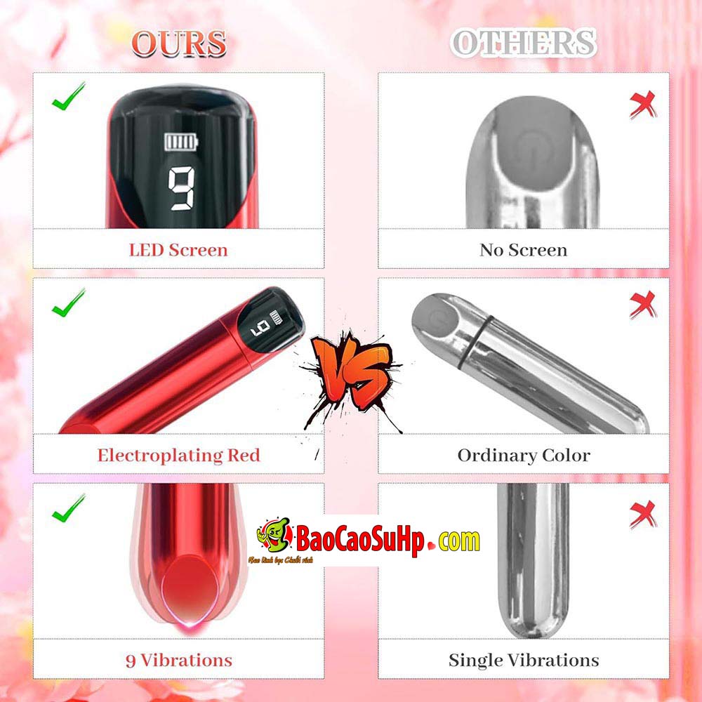 Trung rung son moi Bullet Punki man hinh Led 11 - Trứng Rung Son Môi Punki: Đột Phá Công Thái Học Với Màn Hình LED Thông Minh