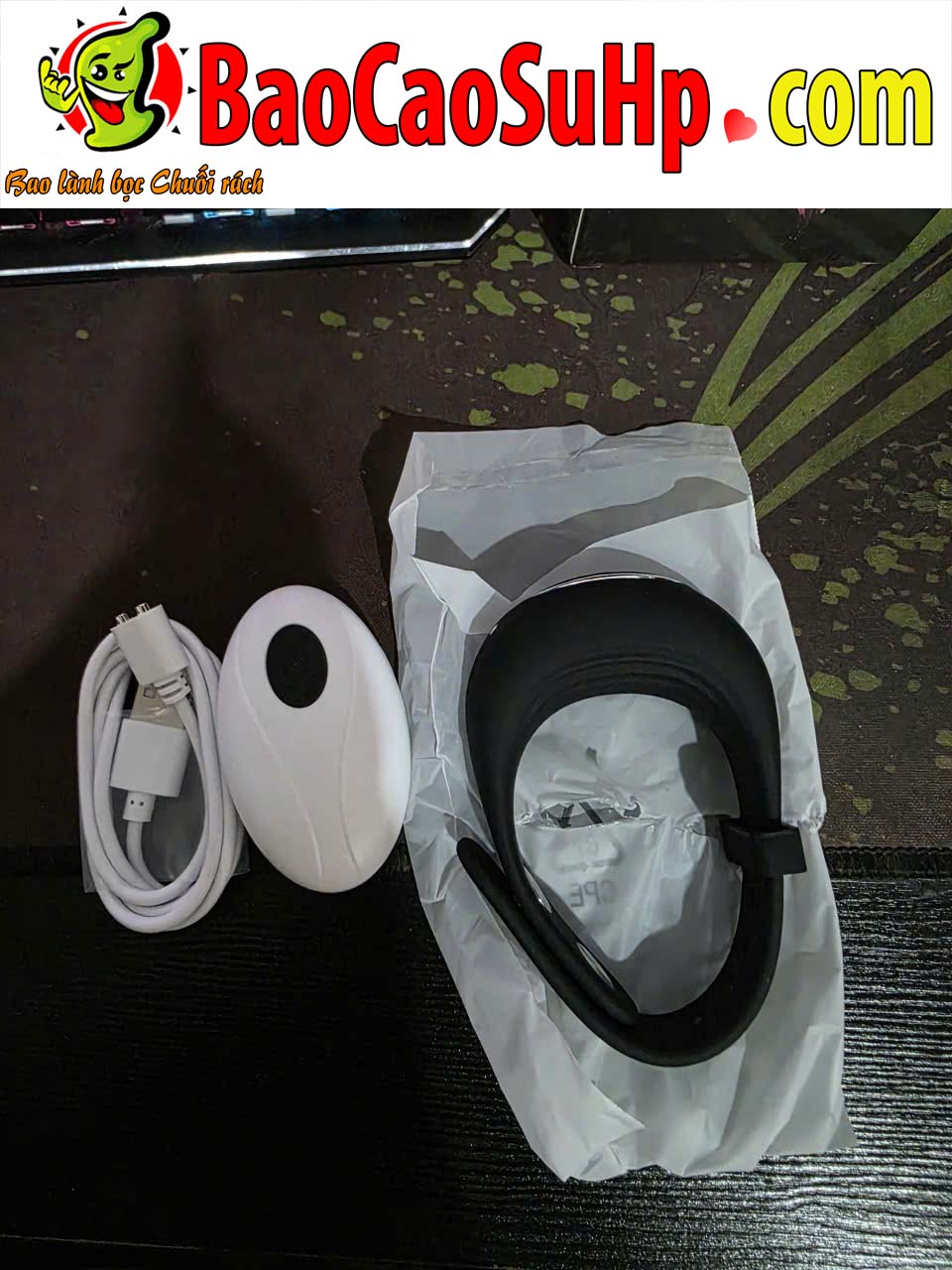 Vong deo duong vat co rung Stamina Men Black Fit moi kich thuoc 1