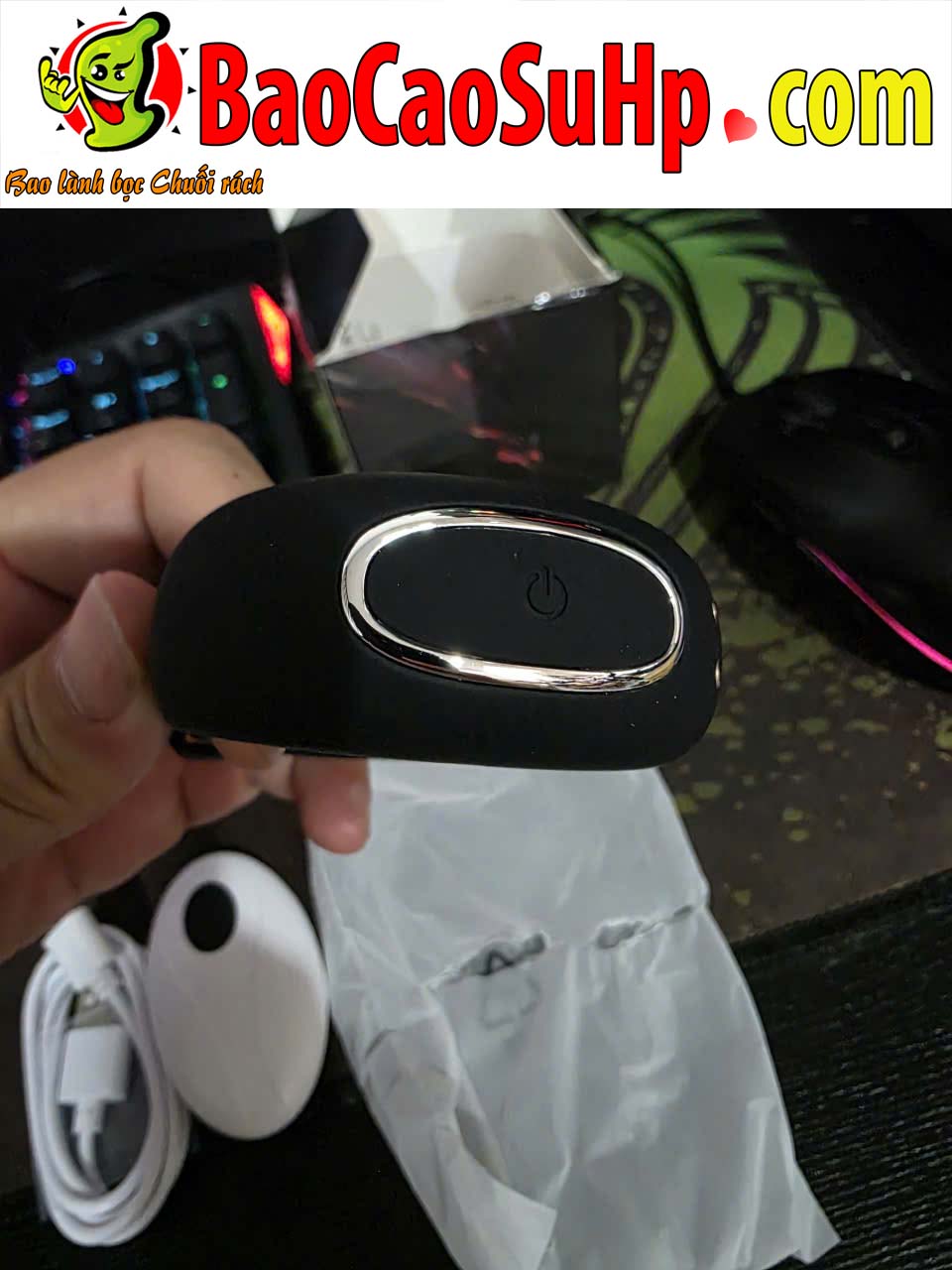 Vong deo duong vat co rung Stamina Men Black Fit moi kich thuoc 4