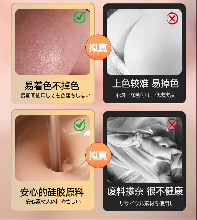 Am dao gia full silicone Chenger to dam lon sieu thuc 1030g 13 - Âm đạo giả full silicone nguyên khối Cheng'er to đầm lớn siêu thực 1030g