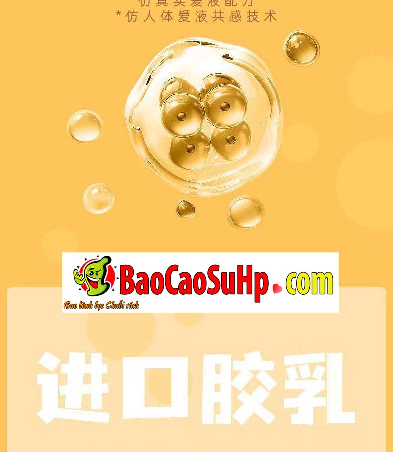 Bao cao su Olo 0.01mm sieu mong huong pho mai axit hyaluronic 13 - Bao Cao Su OLO 0.01mm Siêu Mỏng Hương Phô Mai & Axit Hyaluronic: Sự Kết Hợp Giữa "Thực Phẩm" và "Dưỡng Da"