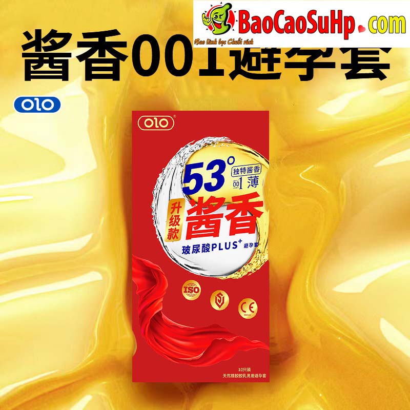 Bao cao su Olo 0.01mm sieu mong huong pho mai axit hyaluronic 5 - Bao Cao Su OLO 0.01mm Siêu Mỏng Hương Phô Mai & Axit Hyaluronic: Sự Kết Hợp Giữa "Thực Phẩm" và "Dưỡng Da"