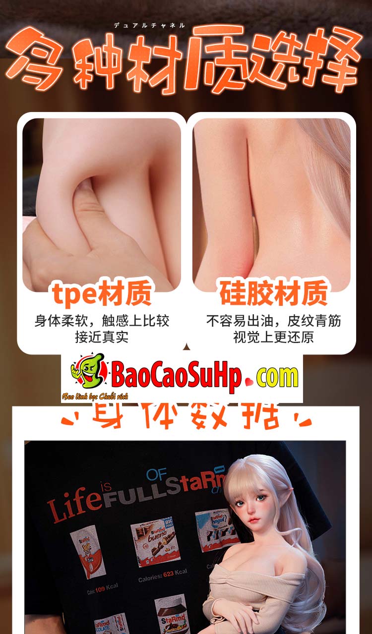 Bup Be tinh duc Tinh Linh Miki Ai Li 12 - Búp bê tình dục Full Anime Miki Ai Li Cô tinh linh bé nhỏ xinh đẹp 88cm đầu silicone thân TPE