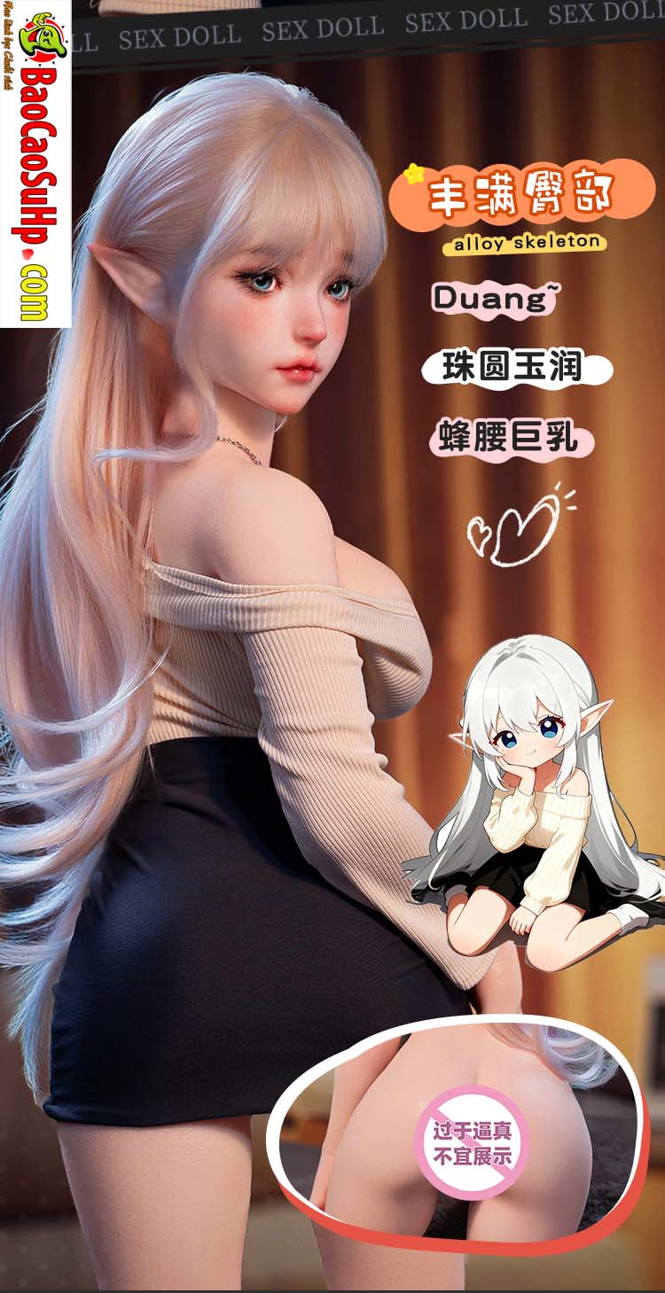 Bup Be tinh duc Tinh Linh Miki Ai Li 8 - Búp bê tình dục Full Anime Miki Ai Li Cô tinh linh bé nhỏ xinh đẹp 88cm đầu silicone thân TPE
