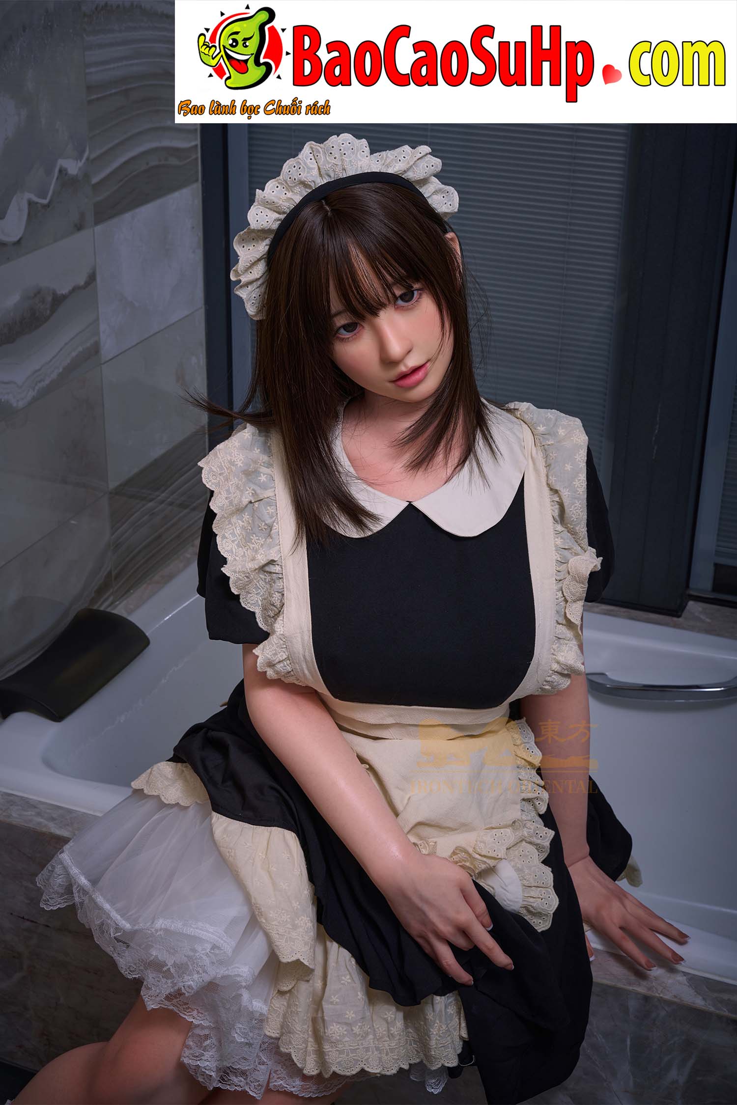 Bup be tinh duc Full Silicone IronTechDoll Nagisa 158T 2 - Búp bê tình dục Full Silicone IronTechDoll Nagisa cô hầu gái xinh đẹp ROS MAX Glow 158T