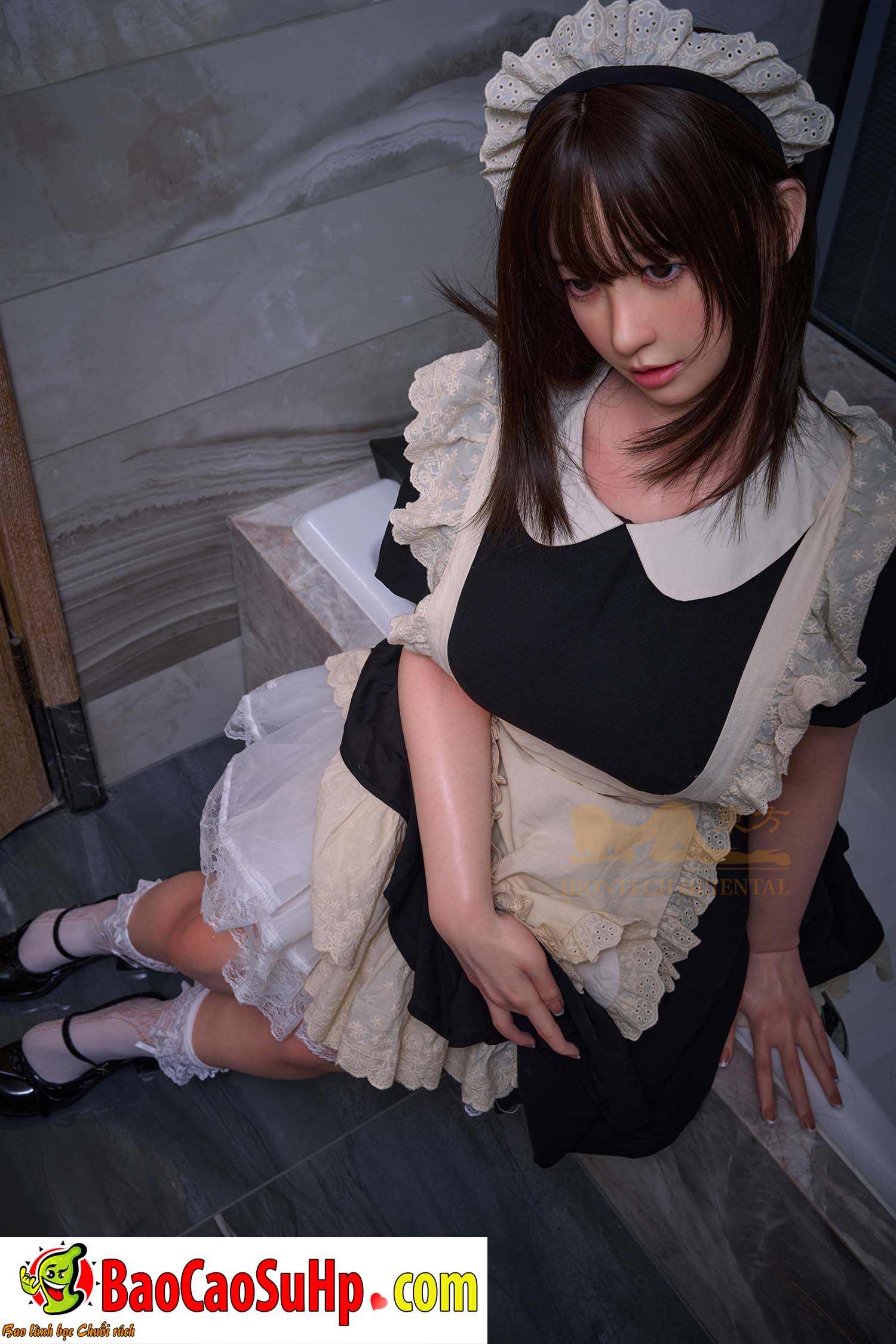 Bup be tinh duc Full Silicone IronTechDoll Nagisa 158T 3 - Búp bê tình dục Full Silicone IronTechDoll Nagisa cô hầu gái xinh đẹp ROS MAX Glow 158T