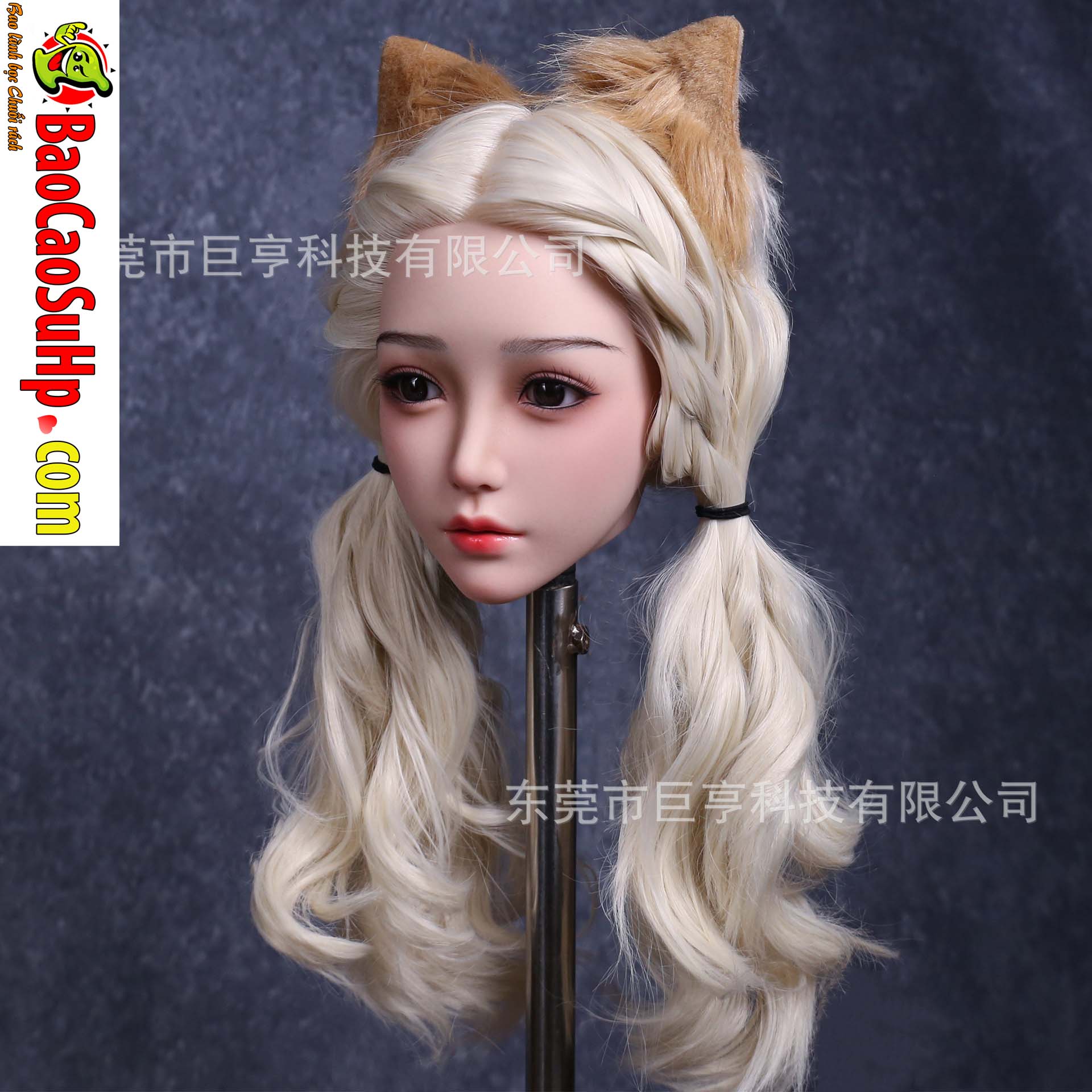 Dau bup be tinh duc Full Silicone co the tuy chinh mieng cay toc SSS 1805b2 11 - Đầu búp bê tình dục Full Silicone có thể tùy chỉnh miệng cấy tóc SSS 1805b2 3kg